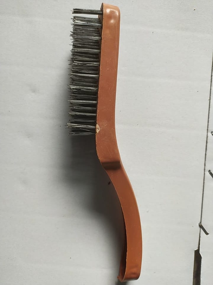 Curved PVC Wire Brush